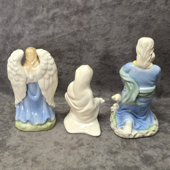 K's Collection Ceramic Guardian Angel & Jesus w Kids and Mother Mary Home Decor - Picture 6 of 13